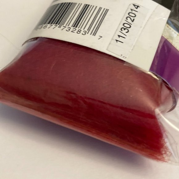 24 Dimensions FeltWorks 100% Wool Roving Orange Tomato Red 0.25oz Needle Felting - Picture 6 of 16